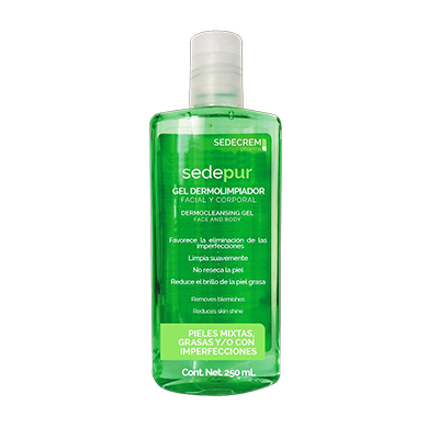 sedepur gel dermolimpiador facial