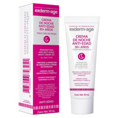 exderm-age crema de noche antiedad completa
